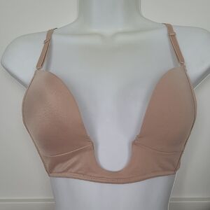 Victoria's Secret Deep V Tan Bra